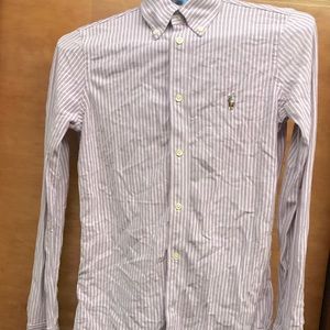 Ralph Lauren women’s Knit Oxford in Lilac, size S.